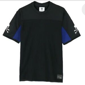 Mastermind Japan Black and Blue Short Sleeve Tee